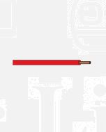 Hella 8811 4mm Single Core Red Cable