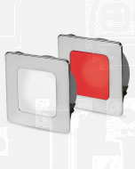 Hella 2JA958340601 EuroLED 95 Gen 2 Square Down Light Dual Colour Recess Mount with Spring Clip - White/Red