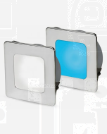 Hella 2JA958340611 EuroLED 95 Gen 2 Square Down Light Dual Colour Recess Mount with Spring Clip - White/Blue