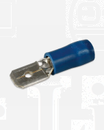 Hella Male Blade Terminals - Blue (Pack of 100) (8514)