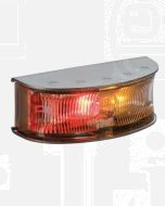 Hella HD LED Side Marker - Red / Amber Illuminated, Satin S/S Housing (Pack of 4) (2058BULK)