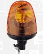Hella 1730 KL Rotaflex Series Amber - Flexible Pipe Mount, 12V DC