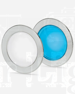 Hella 2JA958340111 EuroLED 95 Gen 2 Round Down Light Dual Colour Recess Mount w/ Spring Clip - White/Blue
