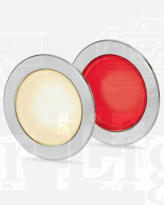 Hella 2JA958340121 EuroLED 95 Gen 2 Round Down Light Dual Colour Recess Mount w/ Spring Clip - Warm White/Red