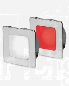 Hella 2JA958340601 EuroLED 95 Gen 2 Square Down Light Dual Colour Recess Mount with Spring Clip - White/Red