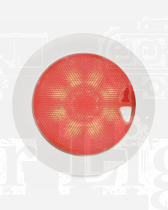 Hella 2JA980630101 EuroLED Touch 150 Down Lights White Plastic Rim -Warm White/Red Light