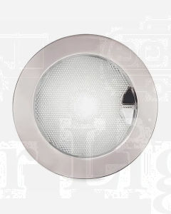 Hella 2JA980630511 EuroLED Touch 150 Down Lights Polished Stainless Steel Rim - White Light