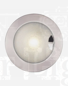 Hella 2JA980630611 EuroLED Touch 150 Down Lights Polished Stainless Steel Rim - Warm White Light