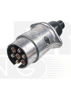 Hella 7 Pole Trailer Plug - Metal (4911)