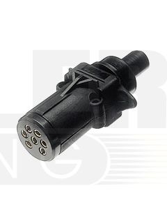 Hella 7 Pole Trailer Plug - Plastic, Small (4933)