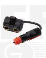 Hella 2 Pole Power Socket - Twin DIN Output (4939)