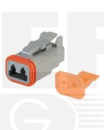 Hella Mining 9.HM4940 2-Way Male DT Connector (Incl. Wedge) (Pack of 15)