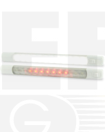 Hella 2JA958121001 LED Interior/Exterior Strip Lamp with Switch Surface Mount-12V (White/Red)