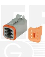 Hella Mining 9.HM4946 6-Way Male DT Connector (Incl. Wedge) - Pack of 10