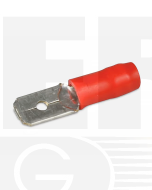 Hella 8213 Male Blade Terminals - Red (Pack of 15)