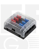 Hella 8725 Blade Fuse Box - 6 Fuses (8725)