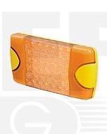 Hella Mining HM95903710D DuraLed M-Series High Intensity Warning Beacon - Narrow Beam DT Plug, Amber