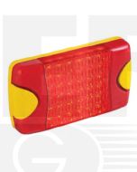 Hella Mining HM95903700D DuraLed M-Series High Intensity Warning Beacon - Narrow Beam DT Plug, Red