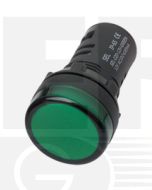 Hella LED Pilot Lamp - Green, 12V AC/DC (2717)