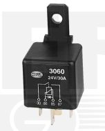 Hella Normally Open Relay with Diode - 4 Pin, 24V  DC (3060) 