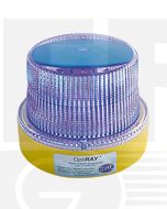 Hella Mining HM360BMAG OptiRAY LED Warning Beacon - Magnetic Mount, Blue