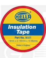 Hella PVC Electrical Insulation Tape - Red, 10m (8320)