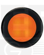 Hella Round LED Courtesy Lamp - Orange, 12V DC (98050761)