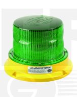 Hella Mining HM500BMAG UltraRAY-R Twin  LED Warning Beacon - Green Direct Mount 