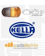 Hella 2155CLR Cat 6 Supplementary Side Direction Indicator - Amber Illuminated