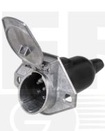 Hella 4935 7 Pole SAE Metal Trailer Socket