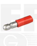 Hella 8220 Male Bullet Connectors - Red (Blister Pack of 12)