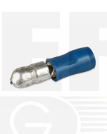 Hella 8521 Male Bullet Connectors - Blue (Box 100)