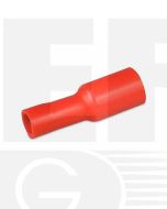 Hella 8522 Female Bullet Connectors - Red (Box 100)