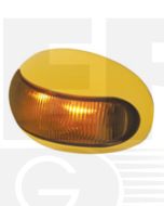 Hella Mining HM2026 DuraLED Marker Lamp Bare Wire - Amber Cabin Marker