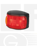 Hella LED Rear Position Marker Lamp Red 12/4V Black Base W/ Duetsch